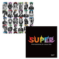 MCB552121 / LESLIE KEE レスリーキー / "SUPER"-B&W- MetropolitanCROSSbottle メトロポリタンクロスボトル メガネ拭き アートクロス