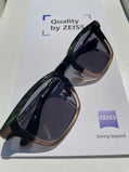 ZEISS Clear Photochromic Lenses, 1.67 Inner Aspheric Design, Available with or without Prescription, Plastic, Blue Light Blocking, UV420 Filtering, Platinum Coating, Pair of 2
