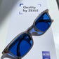 ZEISS Clear Photochromic Lenses, 1.67 Inner Aspheric Design, Available with or without Prescription, Plastic, Blue Light Blocking, UV420 Filtering, Platinum Coating, Pair of 2