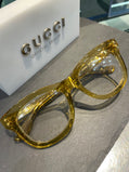 Gucci 10860 006 003 53size グッチ 眼鏡 メガネフレーム ビンテージイエローcolor