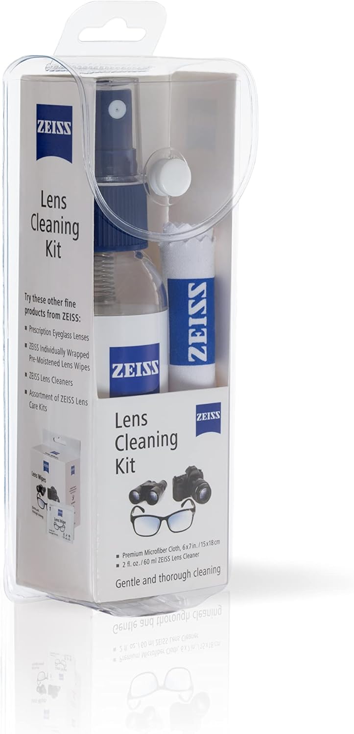 ZEISS Lens　レンズクリーナー 眼鏡レンズ用 スプレータイプ 60ml メガネ拭き メガネクロス付き