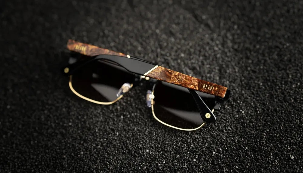 〇正規品 限定モデル〇 9five BELMONT Gold Marble & 24K Gold Gradation Sunglasses ナインファイブ ベルモント / ゴールドマーブル&24Kゴールド / グラデーションサングラス