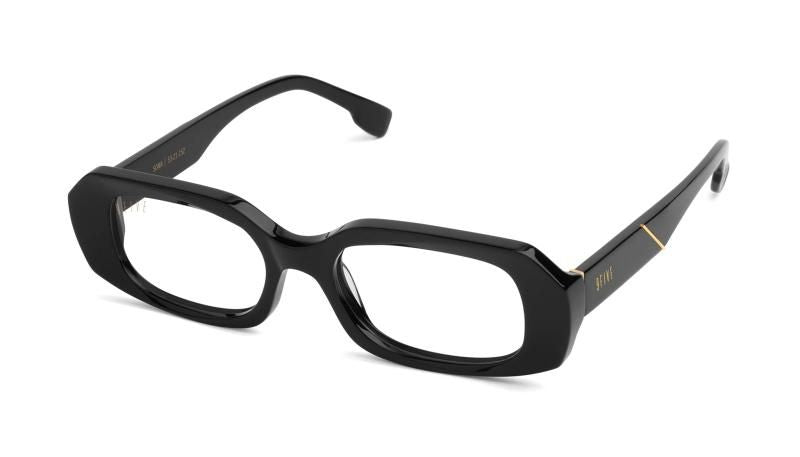 9five SOMA Black & 24K Gold Clear Lens Glasses 　ソーマ / ブラック&ゴールド / 透明レンズ / 伊達メガネ / ナインファイブ