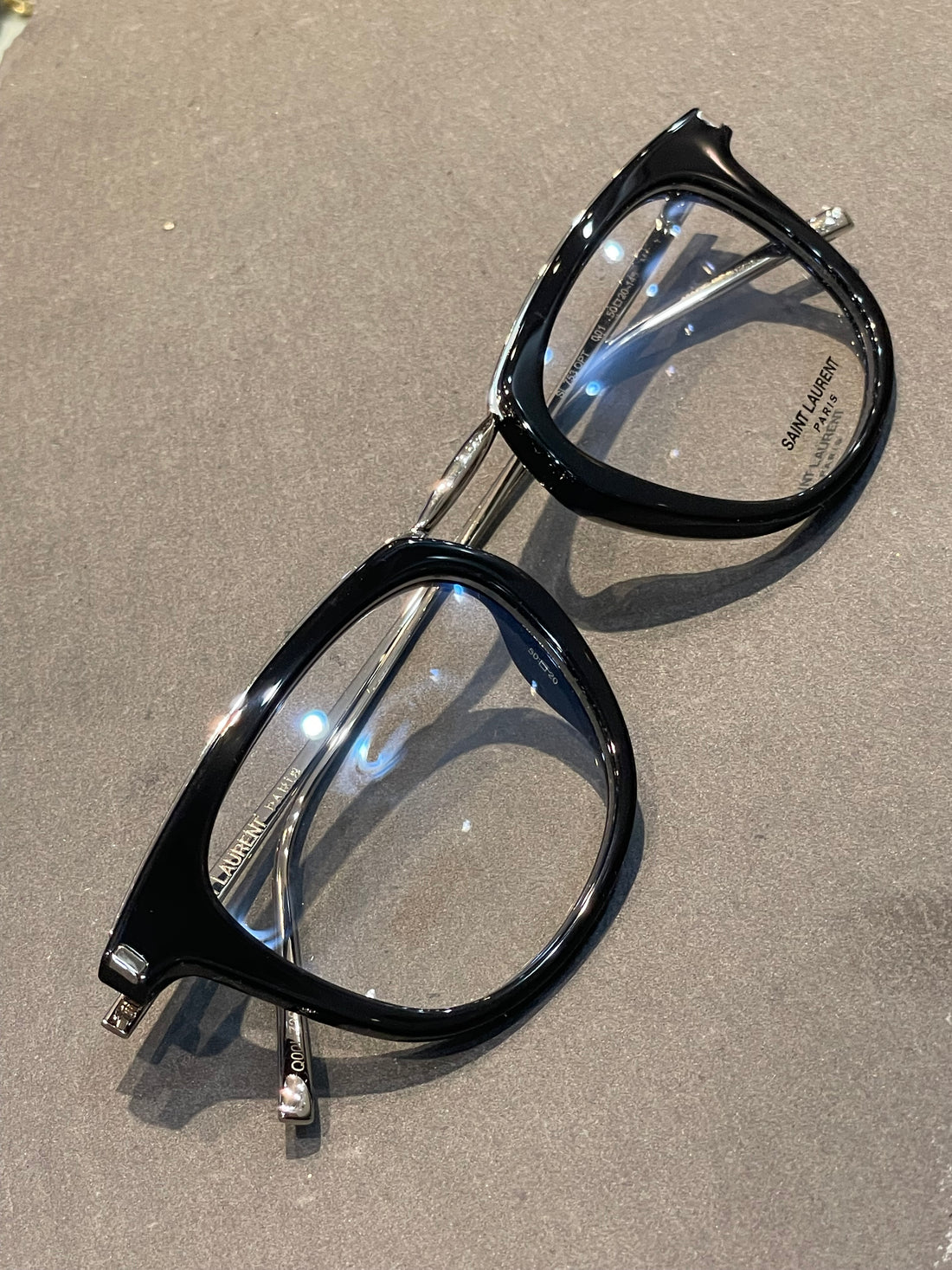 Saint Laurent Paris SL7530PT 001 50size サンローラン メガネフレーム 眼鏡 コンビネーション