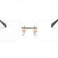 9five CLARITY LITE 24k Gold Clear Lens Glasses　クラリティー / 24Kゴールド / クリアレンズグラス / 偏光レンズ/ナインファイブ