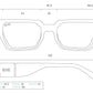 9five LOCKS Crystal & 24k Gold Clear Lens Glasses　ロックス / クリスタル＆24Kゴールド / クリアレンズ / ナインファイブ / 透明