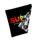 MCB552121 / LESLIE KEE レスリーキー / "SUPER"-B&W-　MetropolitanCROSSbottle　メトロポリタンクロスボトル メガネ拭き　アートクロス